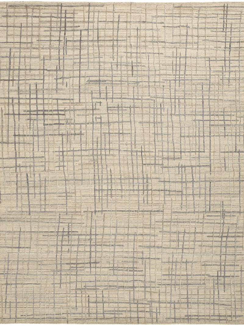 Kirkwood T8001 Beige/Silver 8' x 10' Rug By Thom Filcia