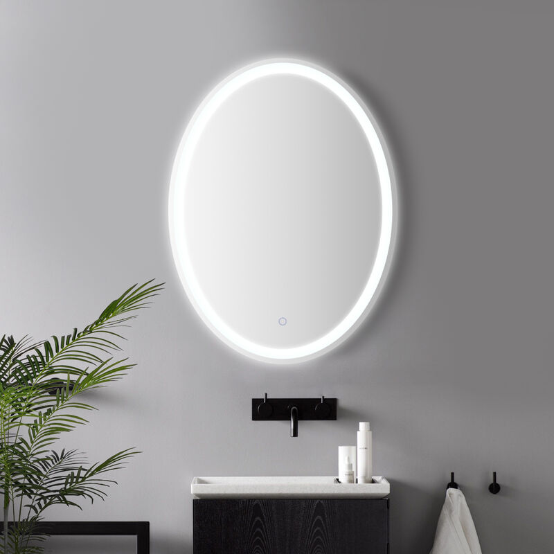 Dane Frameless Antifog Front/Back-Lit Bathroom Vanity Mirror with Smart Touch