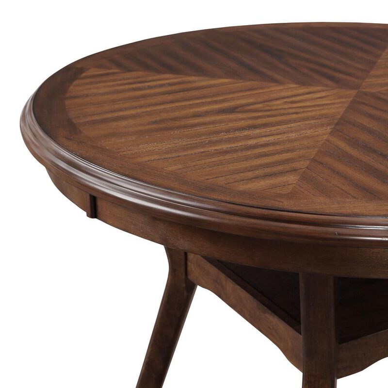 New Classic Furniture Furniture Amy 5-Piece Contemporary Wood Dining Set in Cherry