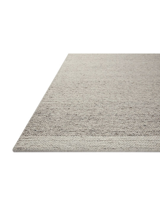 Ashby ASH03 Silver/Ivory 3'6" x 5'6" Rug