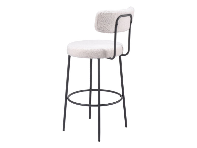 Blanca Barstool (Set of 2) Ivory