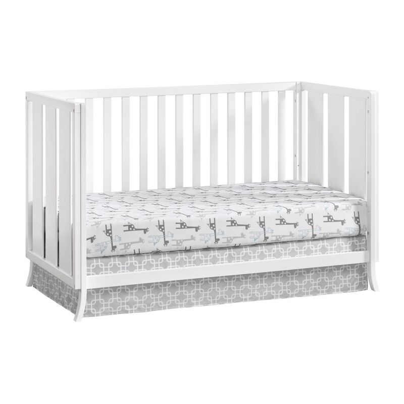 Oxford Baby Arlie 4 In 1 Convertible Crib White