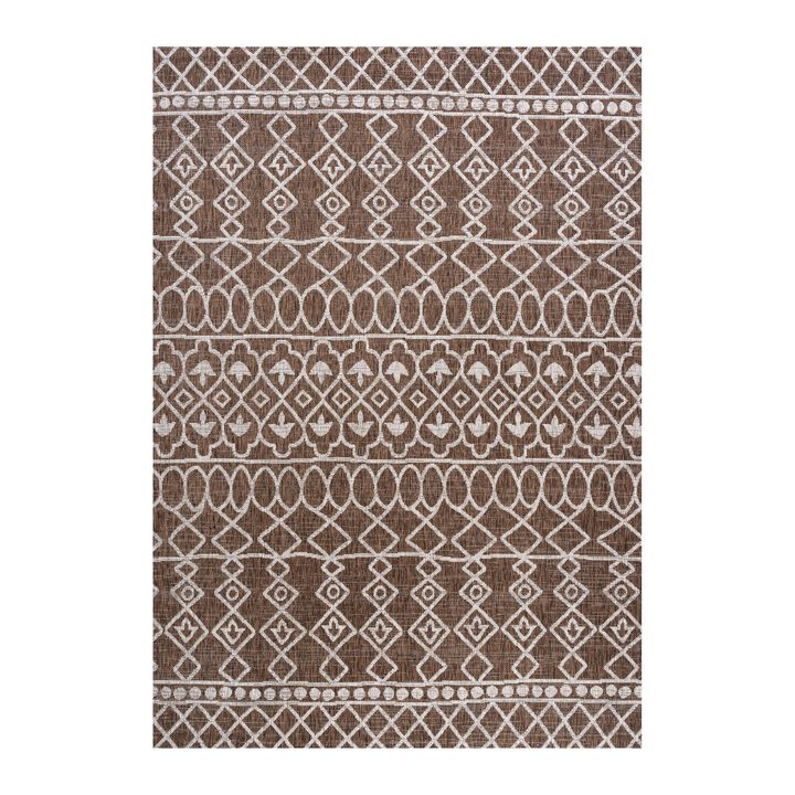 Kafel Tribal Bohemian Indoor/Outdoor Area Rug