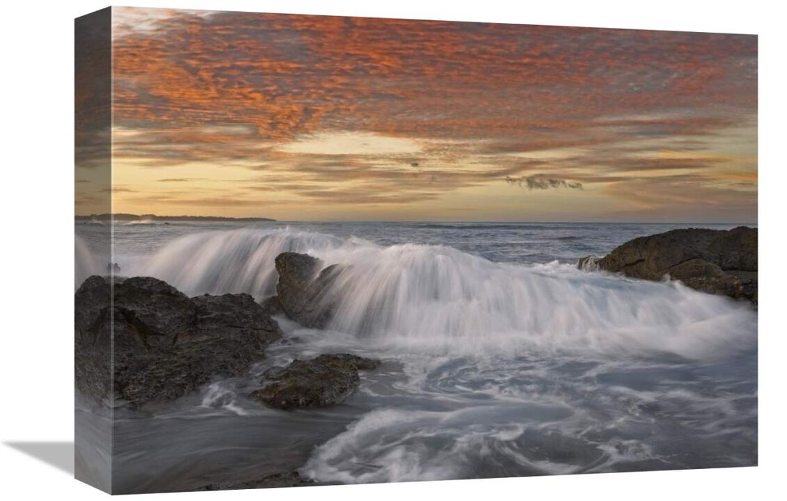 Breaking wave, Playa Langosta, Guanacaste, Costa Rica-Canvas Art-16x12