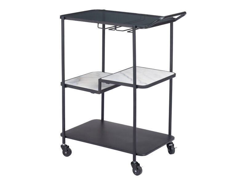 Constanza Bar Cart Black