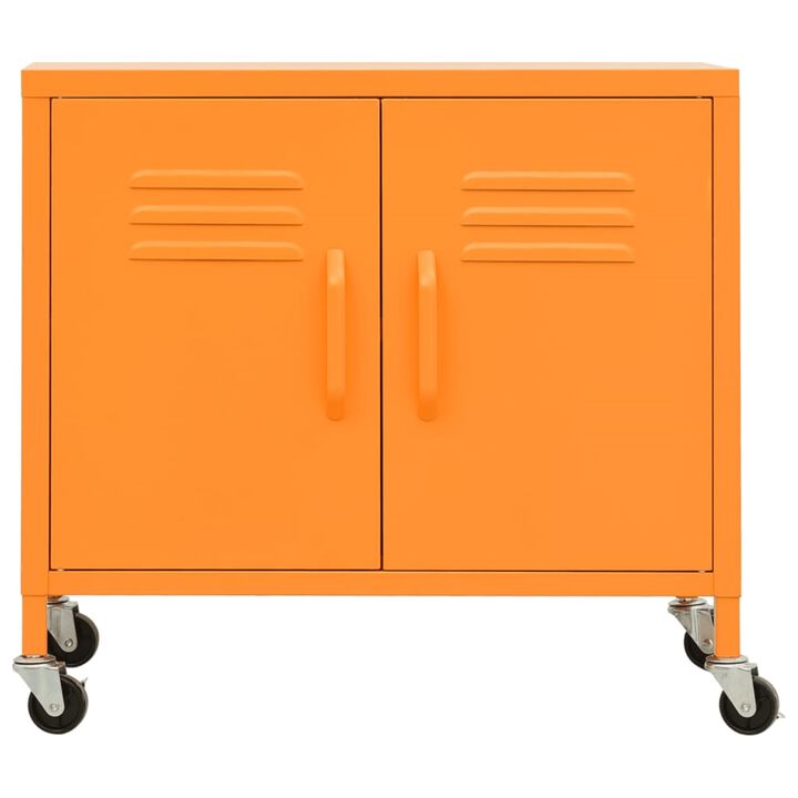 vidaXL Storage Cabinet 23.6"x13.8"x22" Steel