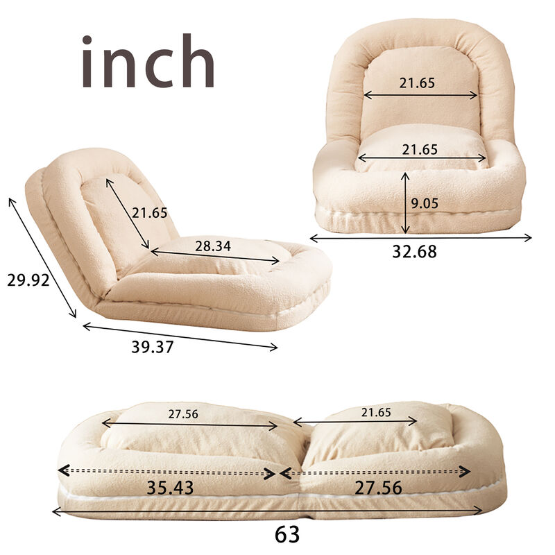 Merax Fold Down Sofa Chair Bed