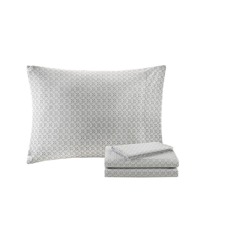Gracie Mills Earle Reversible 6-Piece Quilt and Cotton Sheet Set
