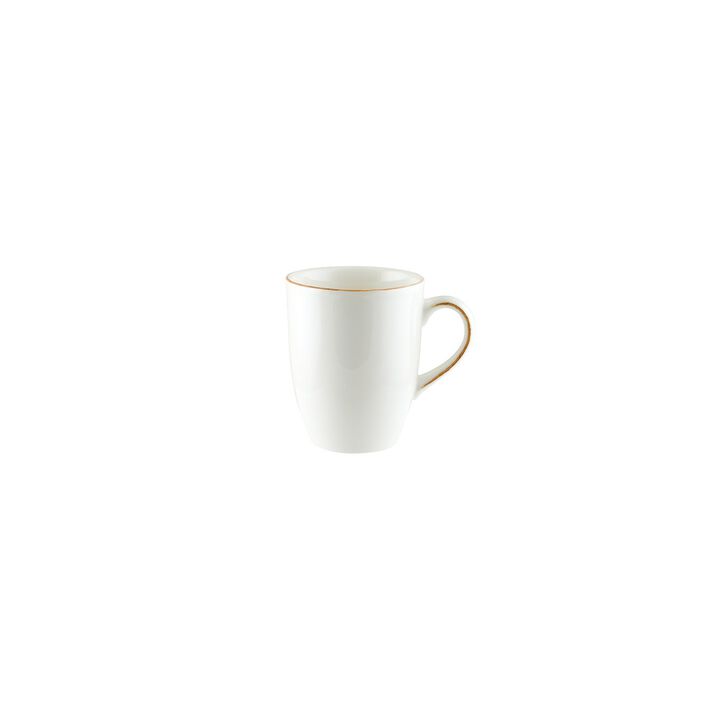 Calif dia.3.25" h:4.25" 11 oz. Round Decorated Porcelain Mug (Set of 4)