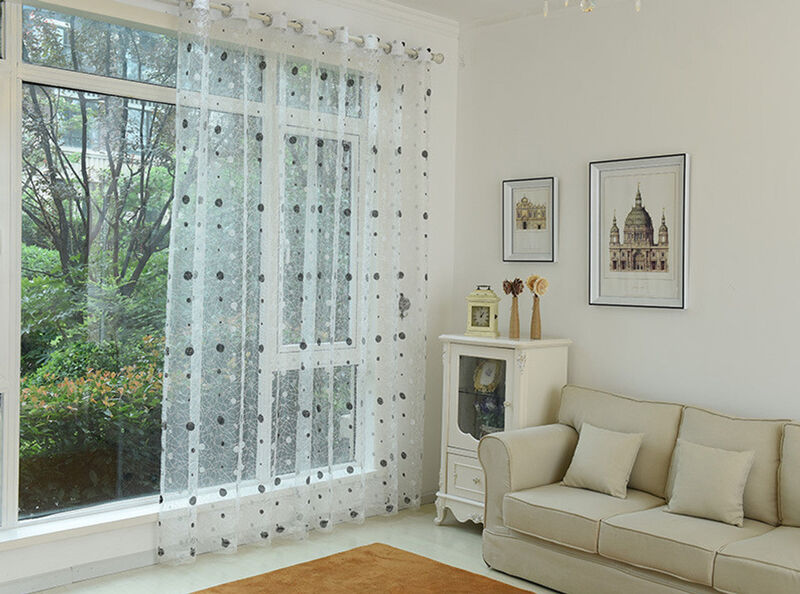 Dolce Mela Sheer Curtains Panel