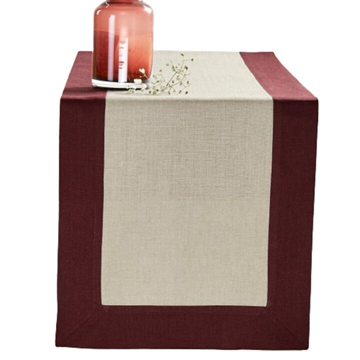 Solino Home 100% Pure Linen Table Runner | Contempo