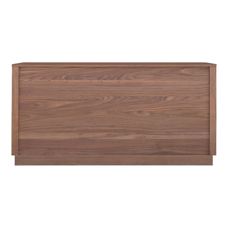 Moe’s Round Off Dresser Walnut Brown