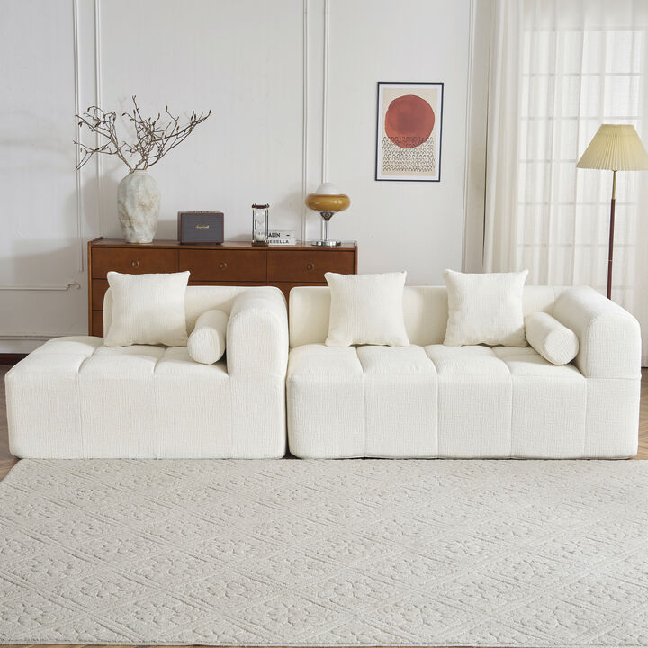 Merax Full-Compressed Sofa Modular Sectional Sofa