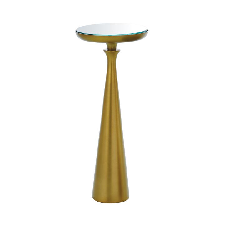 Minaret Accent Table- Brass Large