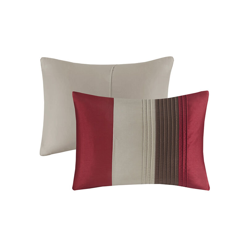 Gracie Mills Nixon 7-Piece Contemporary Striped Comforter Set