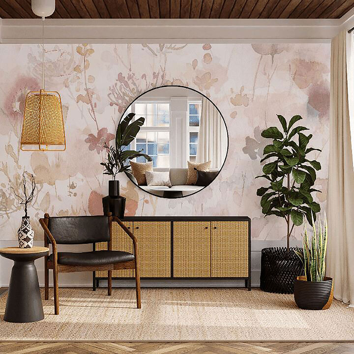 Autumn Meadow Mural