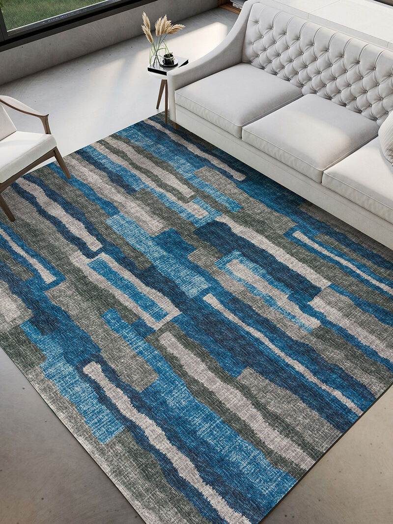 Brisbane BR7 Navy 8' x 10' Rug