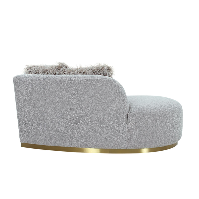 Pasargad Home Simona Upholstered Sofa with 3 Pillows