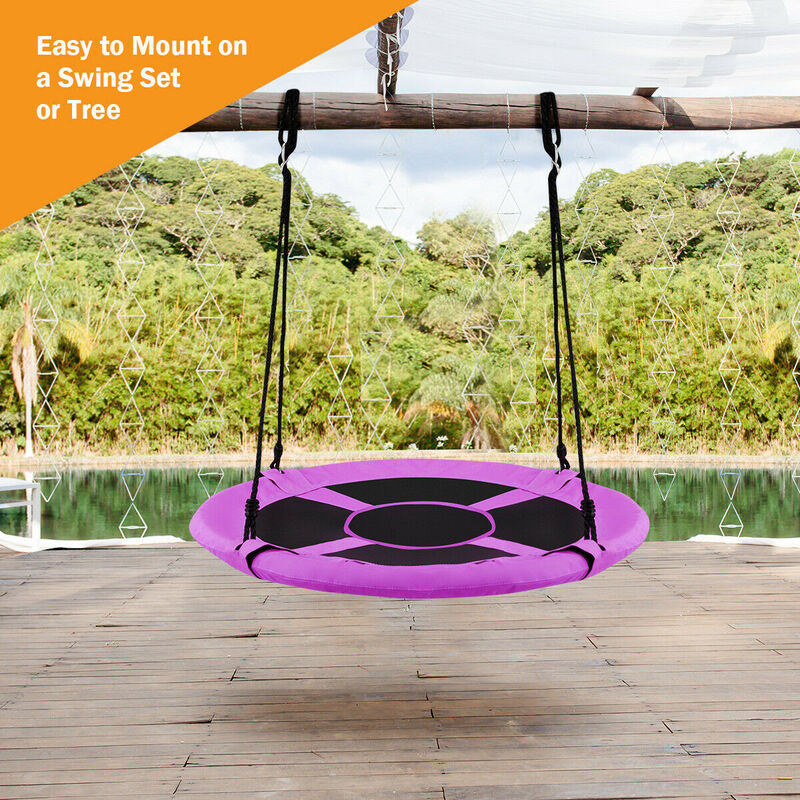 Flying Saucer Tree Swing Indoor Outdoor Play Set