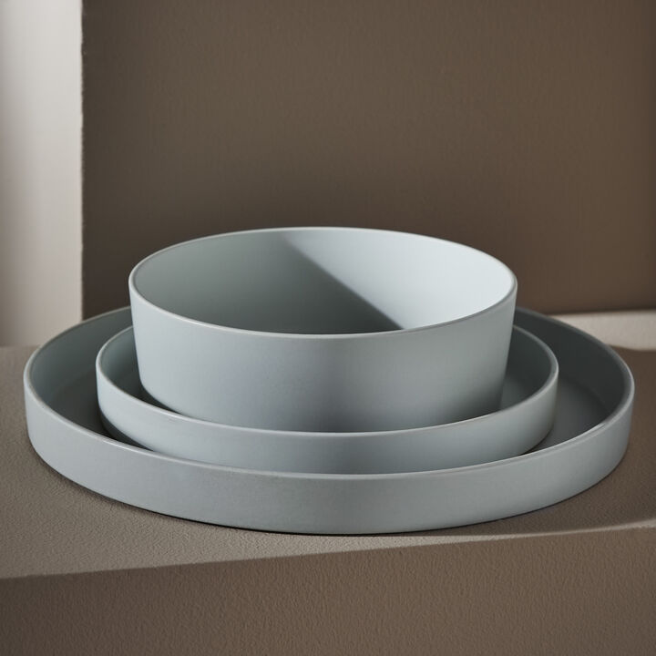 Stone by Mercer Project Modan Stoneware 12 Piece Dinnerware Set