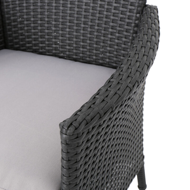 Merax 2 PCS Outdoor Wicker Dining Chairs