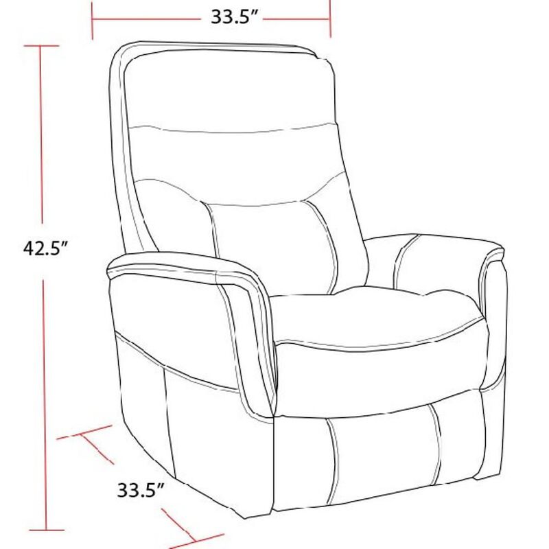 Parker Living Gemini - Capri Charcoal Swivel Glider Recliner Two Pack
