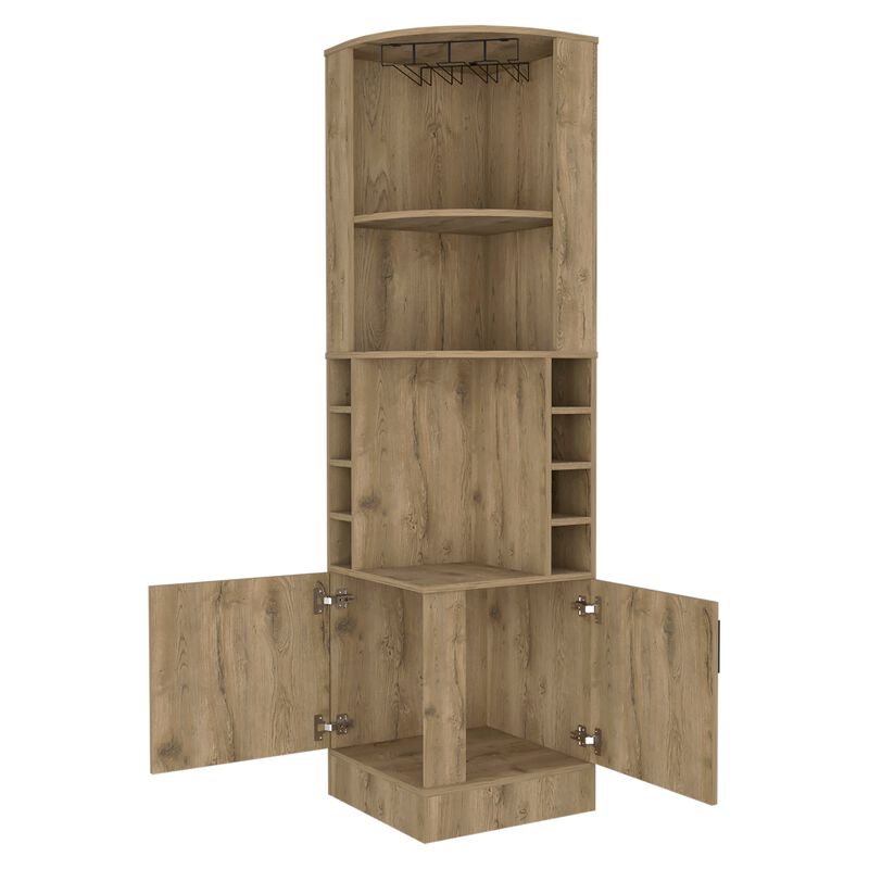 Seattle Corner  Bar Cabinet