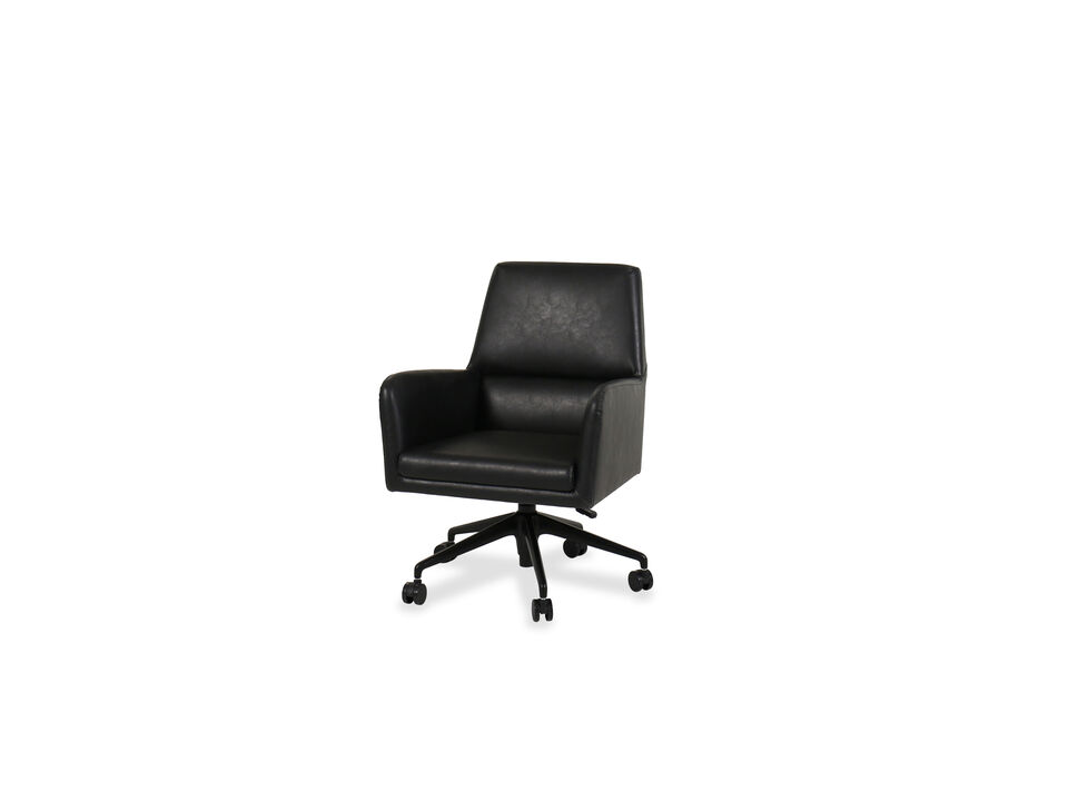 Wax Black Office Chair