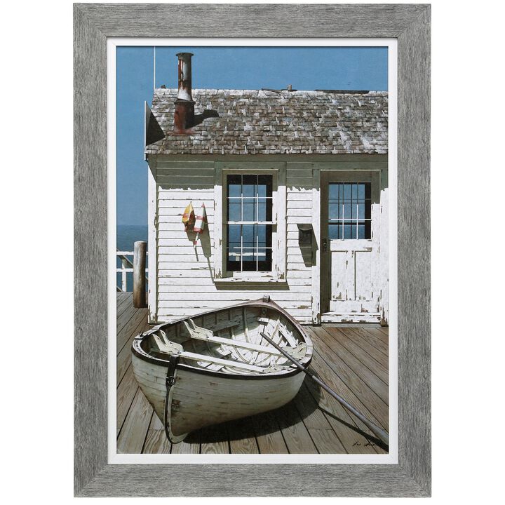 Weathered Traveler Framed Print