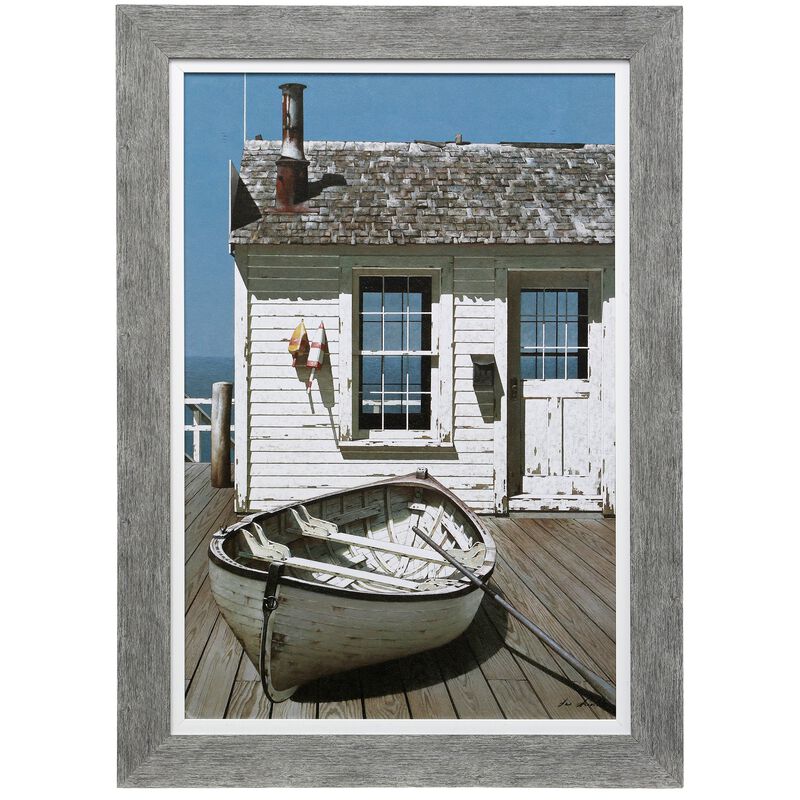 Weathered Traveler Framed Print