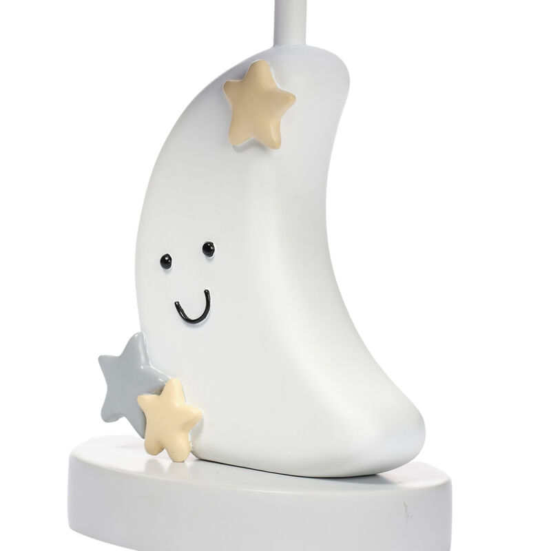 Bedtime Originals Little Star Celestial Moon Nursery Lamp with Shade and Bulb
