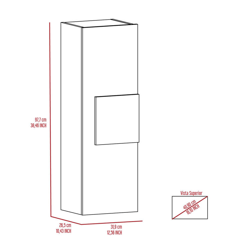 Medicine Cabinet Artic, Bathroom, White / Light Oak