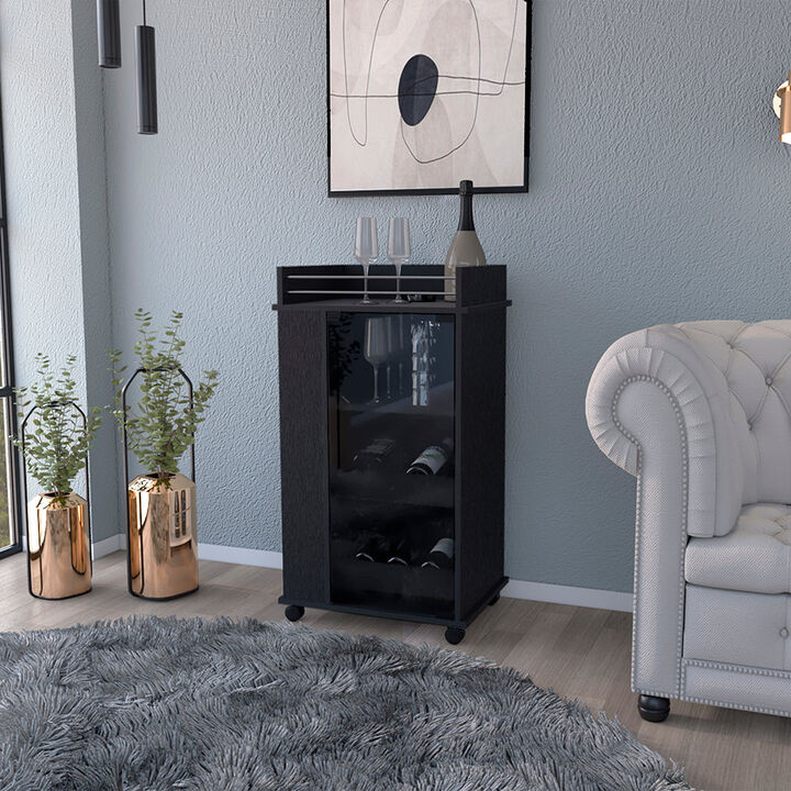 Bar Cart Beaver, Living Room, Black