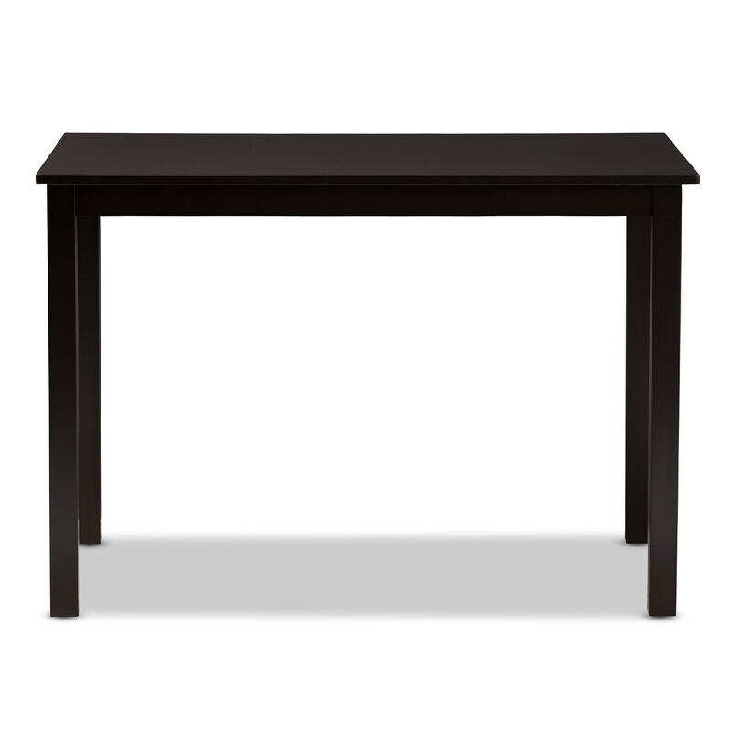 Baxton Studio Eveline Modern Natural Brown Finished Wood 43 Inch Dining Table