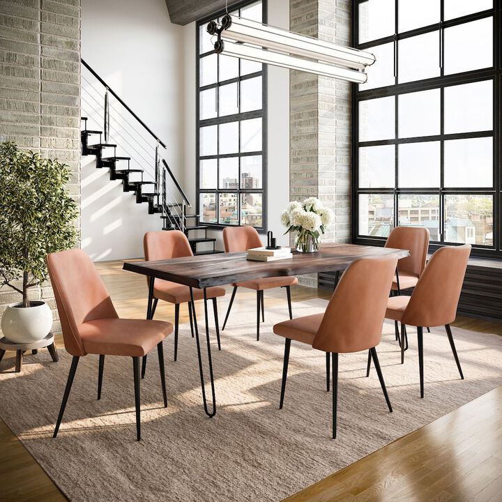 Jofran Nature's Edge Seven Piece Solid Acacia Dining Set