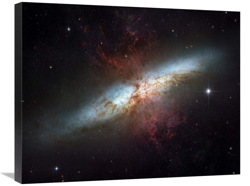 M82 - Starburst Galaxy-Canvas Art-28x22