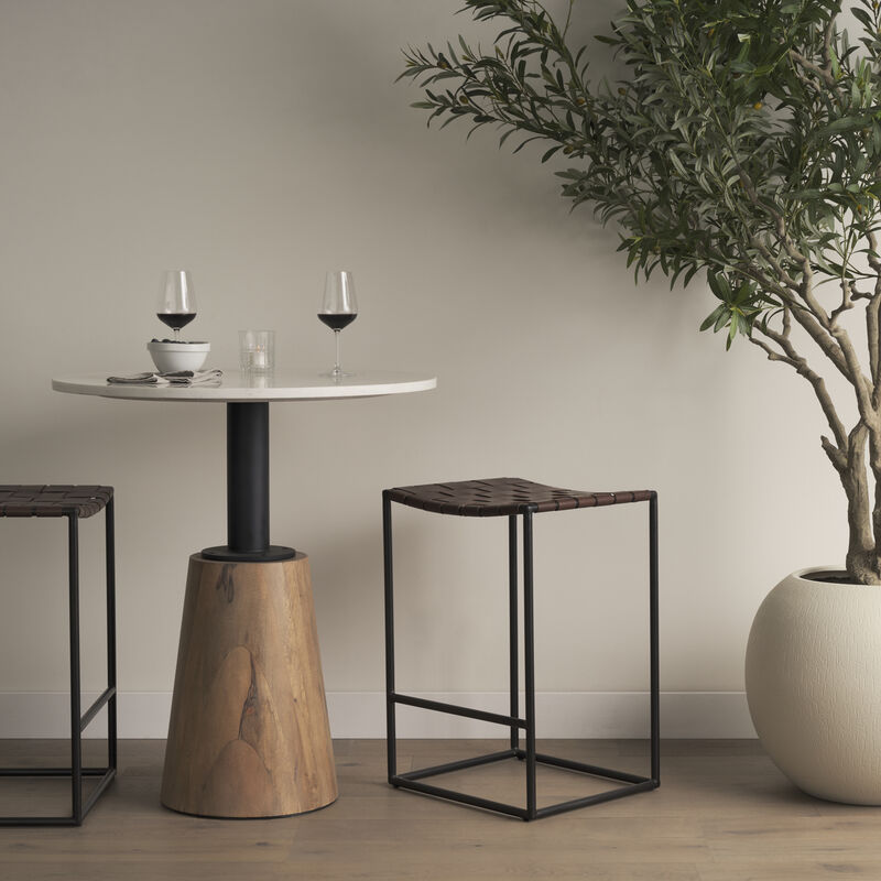 Clarissa Brown Counter Stool