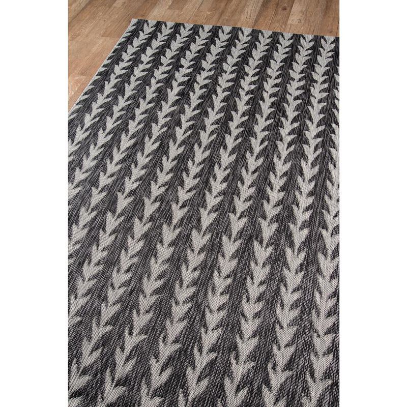 Novogratz Contemporary Rectangle Area Rug, Charcoal, 5'3 X 7'6