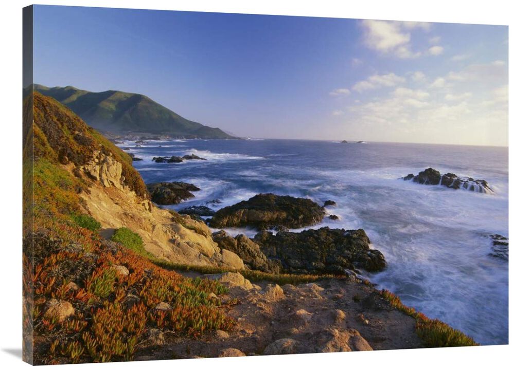 Coastline, Big Sur, Garrapata State Beach, California-Canvas Art-40x30