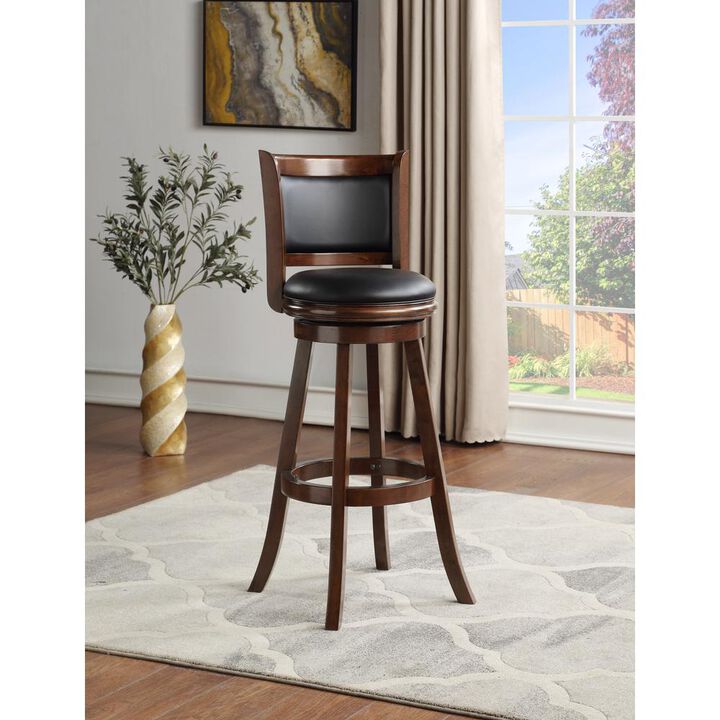 Boraam Augusta 34 Swivel Bar Stool - Cappuccino