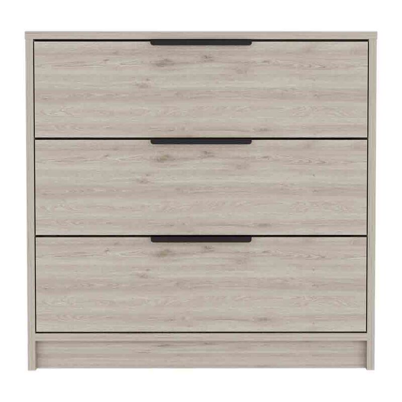 3 Drawers Dresser Maryland, Bedroom, Light Gray