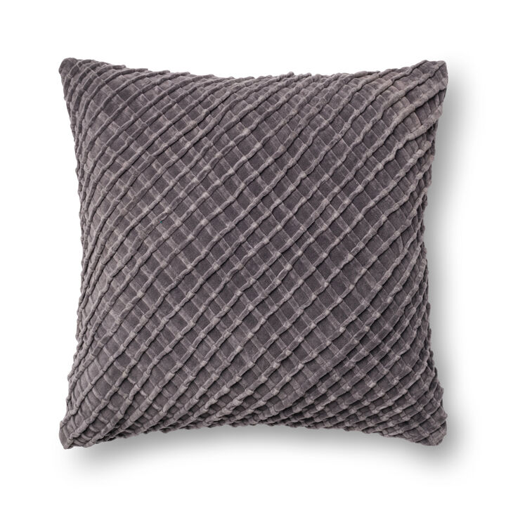 P0125 Charcoal 22"x22" Down Pillow