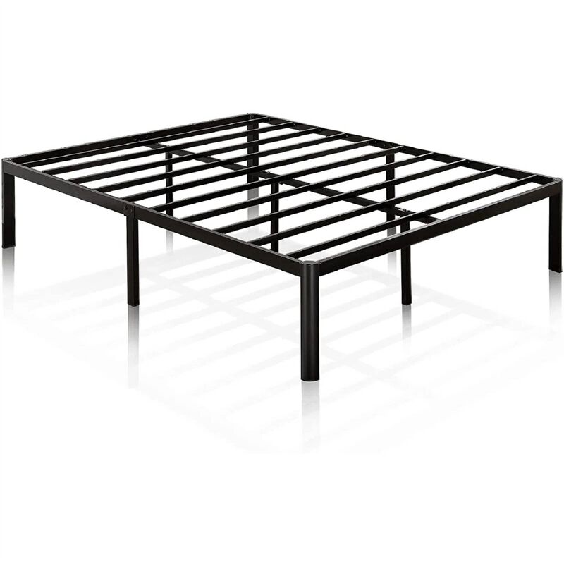 Hivvago King Metal Platform Bed Frame with Rounded Legs 700 lbs Weight Capacity