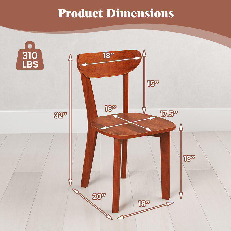 Dining Chair Set of 2 for Modern or Traditional Dining Room Decor
