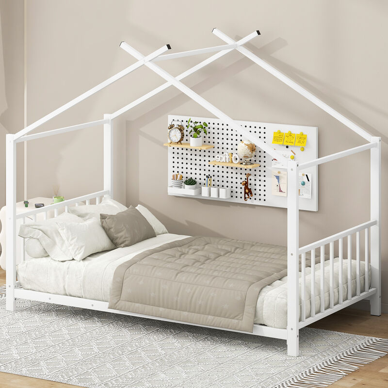 Merax Modern Metal House Platform Bed