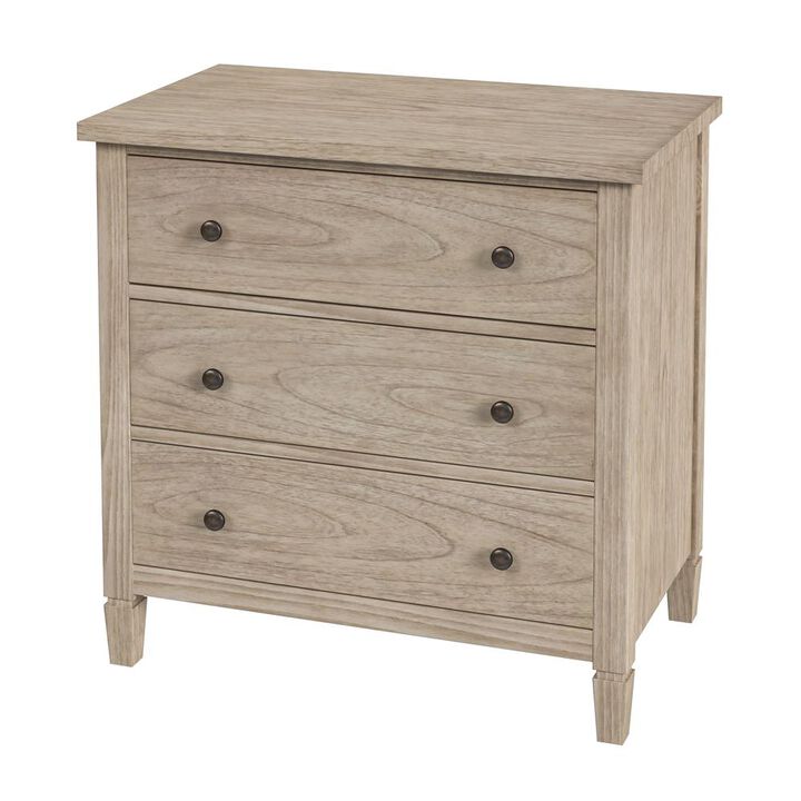 Butler Specialty Flagstaff 3-Drawer Dresser, Natural