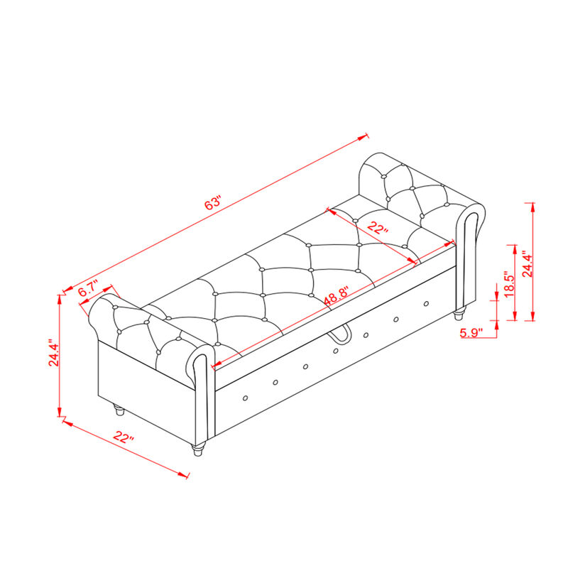 Bed Bench Fabric
