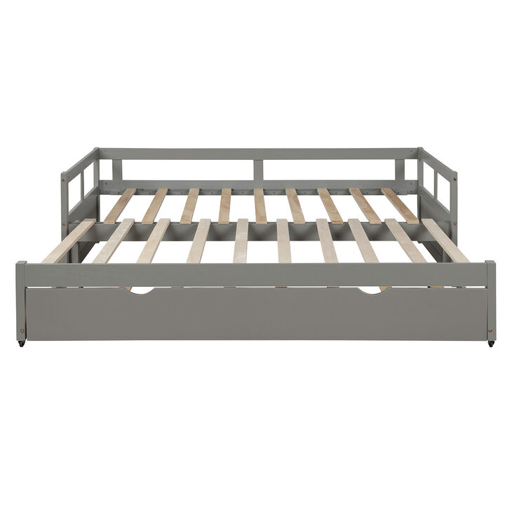 Merax Extending Daybed with Trundle