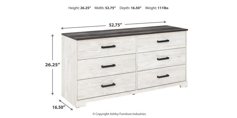 Shawburn Six Drawer Dresser