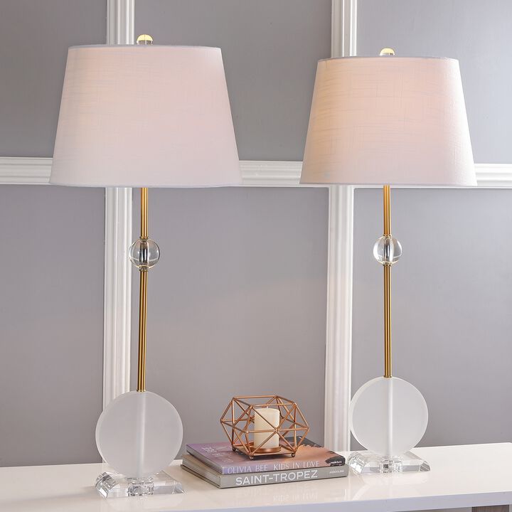 Spencer Crystal/Metal LED Table Lamp